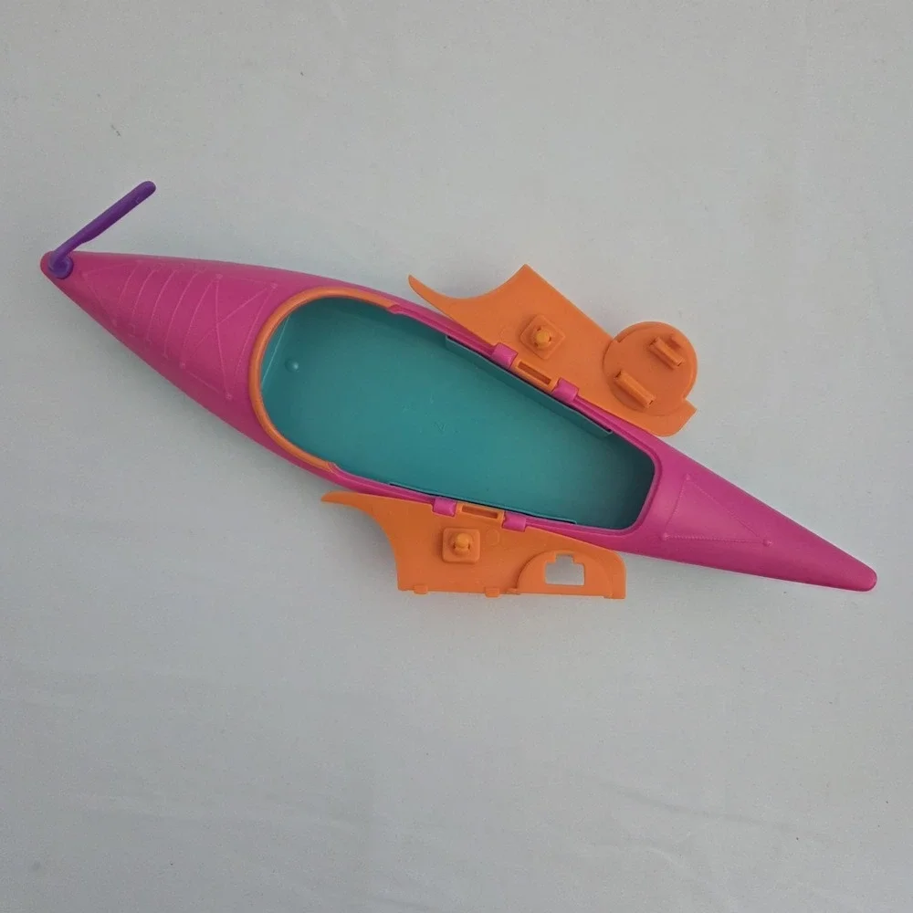 2013 MATTEL Barbie Replacement Canoe KAYAK Adventures Orange Purple 12